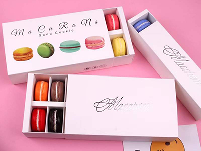 Cardboard Packaging Box for Macaron/Chocolate/Cookie